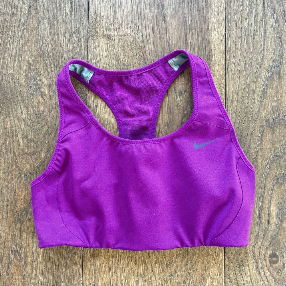 NIKE Sports Bra Purple XS